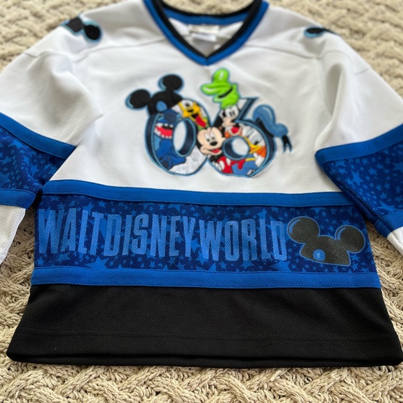 Walt Disney World Kids Jersey Mickey Mouse Goofy Stitch Pluto Donald Duck Size 6 - Picture 5 of 11